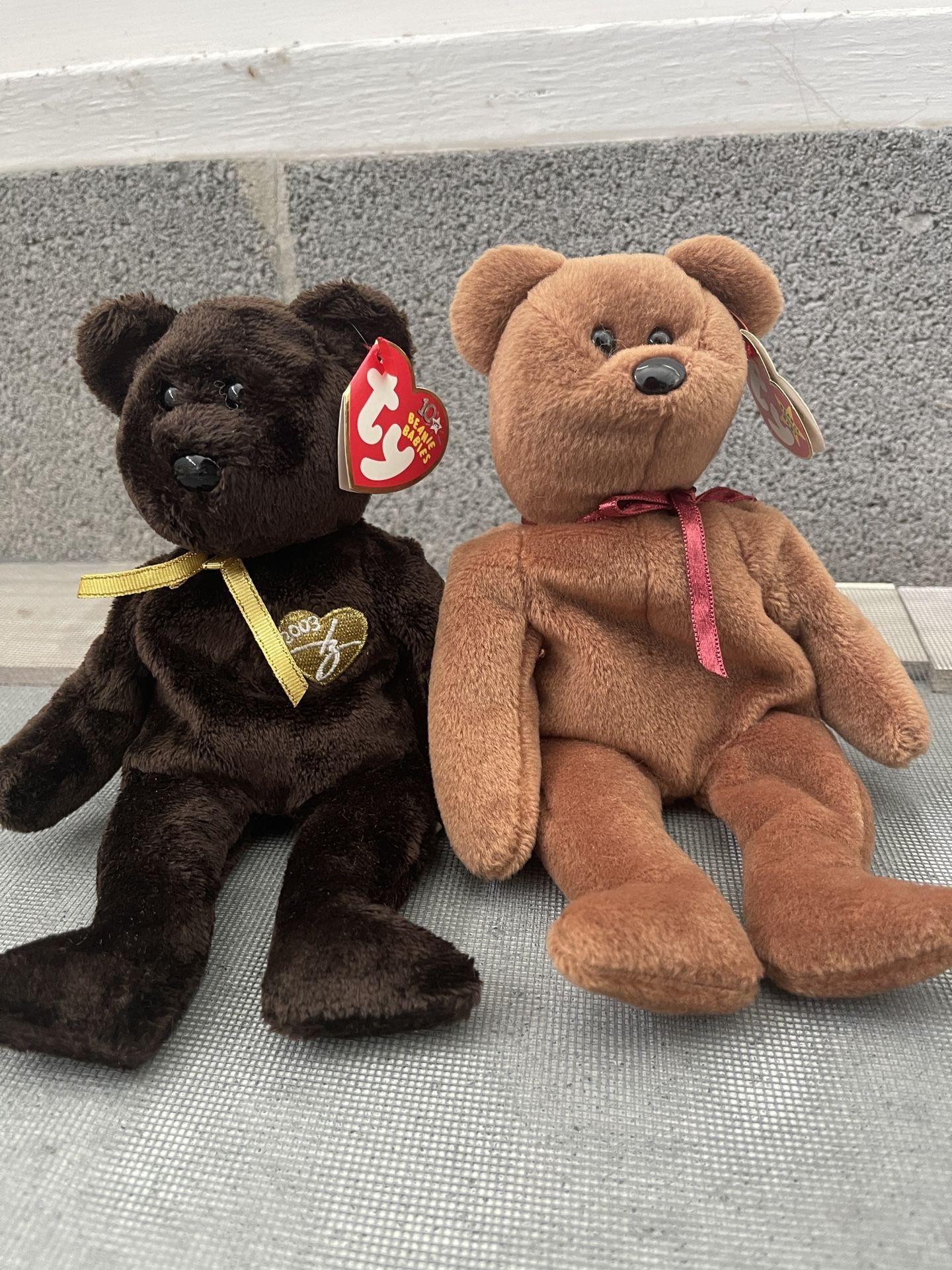 BEANIE BABIES TEDDY 1993&2003 Signature Bear