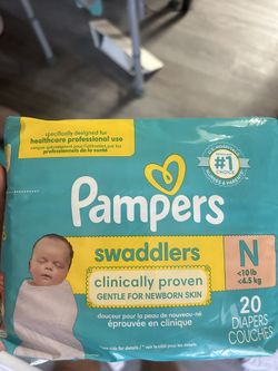 Pampers Swaddlers, Newborn Size , 20 Count 