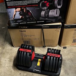 FitRx SmartBell XL, 90lb Adjustable Dumbbell Set with Quick-Select Weights for Home Gym