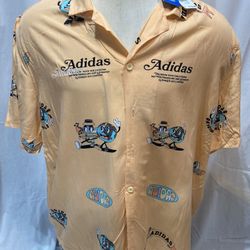 New with Tags, ADIDAS RESORT SHIRT, Size: Large