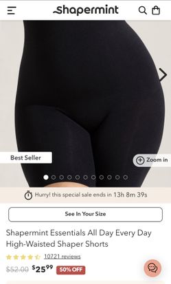 Shapermint Essentials All Day Every Day High-Waisted Shaper Shorts