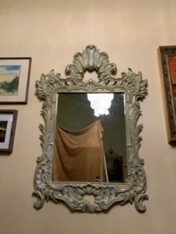 Ornate Rococo Style Wall Mirror
