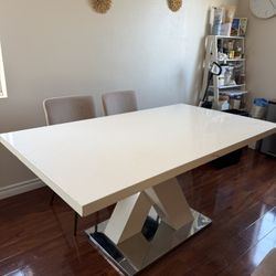 Used Dining Table White 