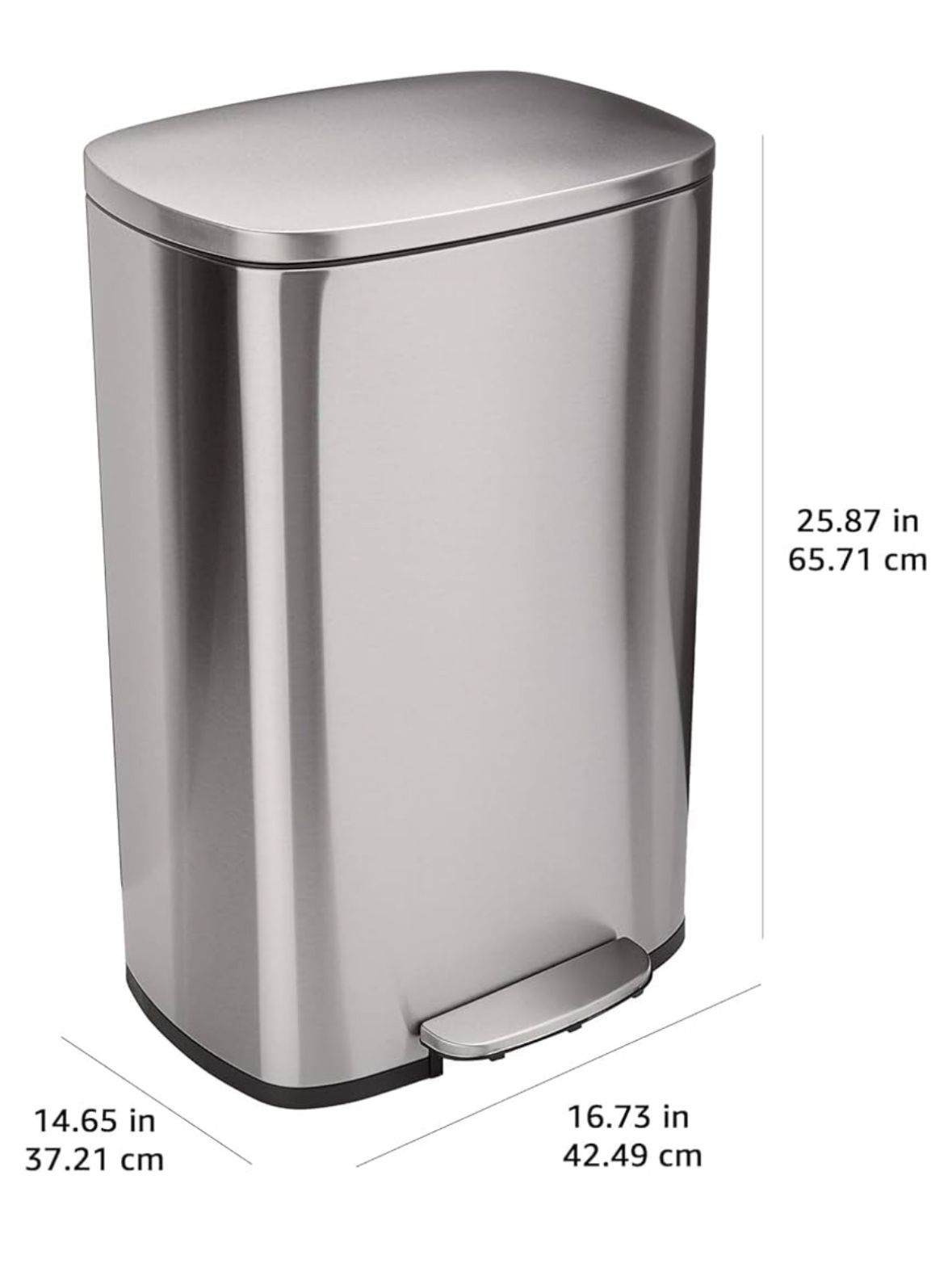 Really nice stainless steel kitchen garbage can