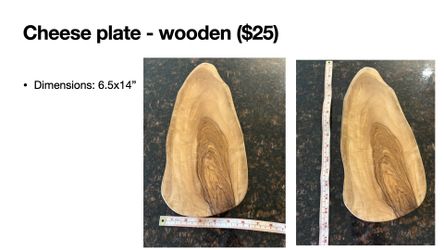 Cheese Plates ($40)