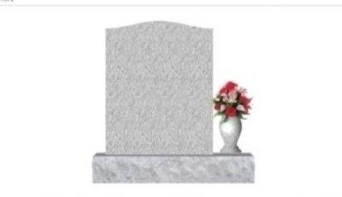 Burial Plot&Headstone W/16Letters