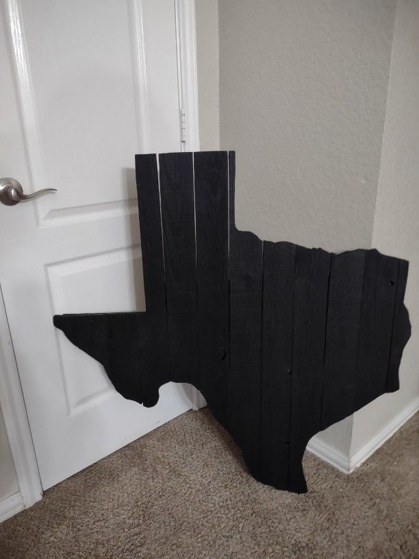 TEXAS Home Decor Flat Black