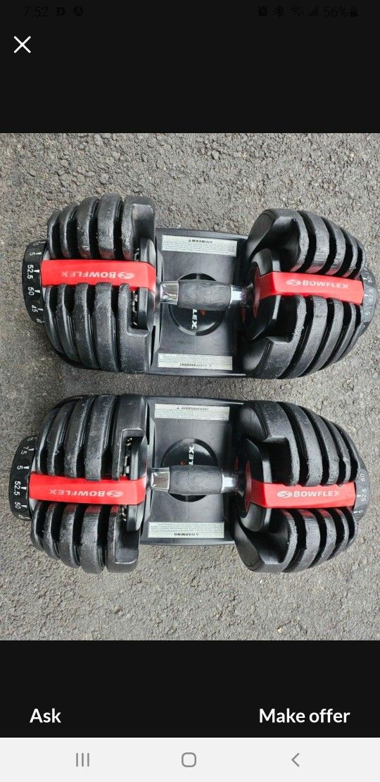 Bowflex Adjustable Dumbbells