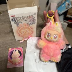 🩷💛 AUTHENTIC POP MART Labubu Big Into Energy Plush Pendant - Loyalty