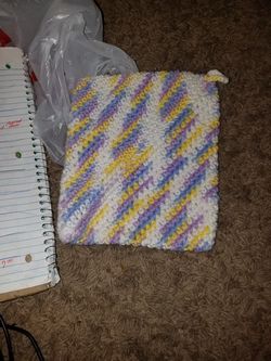 Crochet cotton double thick hotoads potholders
