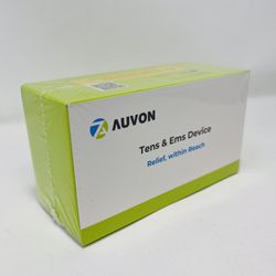 AUVON Dual Channel TENS Device Unit Muscle Stimulator Machine SEALED.