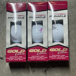 Pinnacle Gold Ribbon Golf Balls