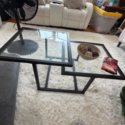 center glass table