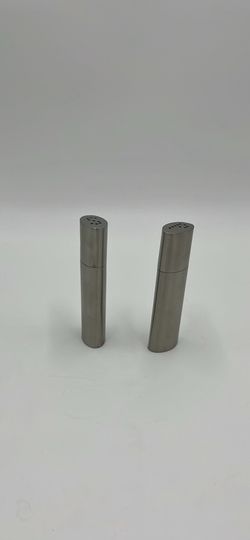 Stainless Salt and Pepper Shaker Set