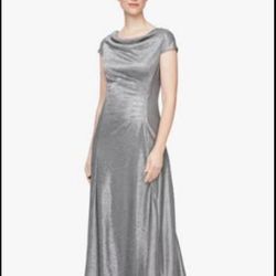 6 ALEX EVENINGS Formal dress  EVENT GOWN STRETCH from 129 to 80 PRECIOSO VESTIDO TALLA 6 STRETCH  