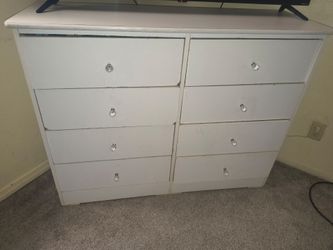 White dresser