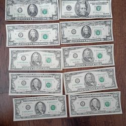 Vintage US Money / Bills