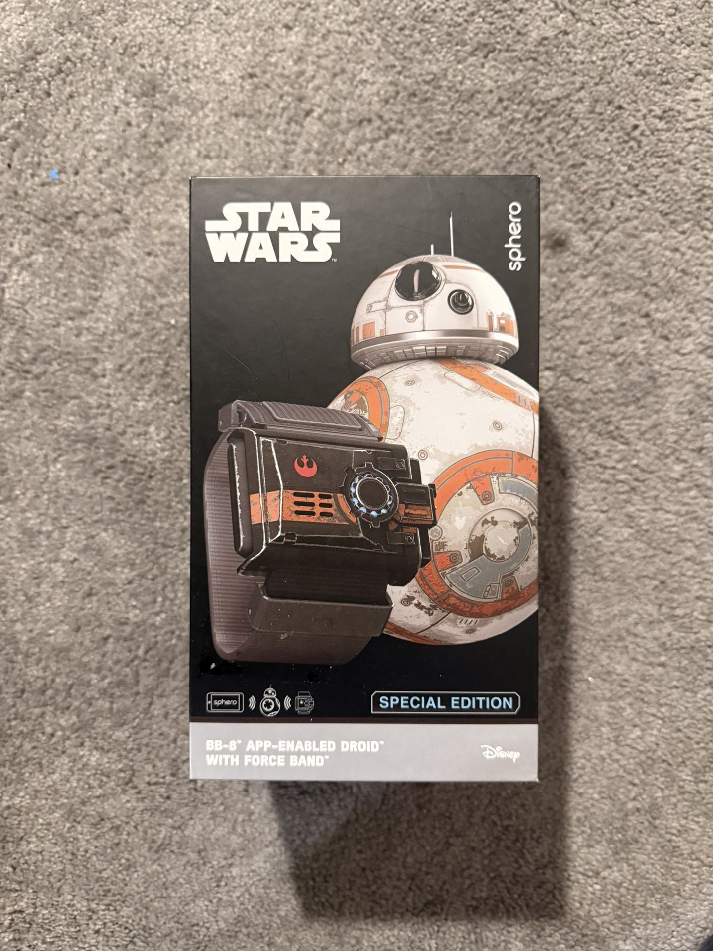 Star Wars Sphero BB-8 Special Edition Droid + Force Band (Complete Set)