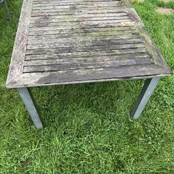 Teak Table And Chairs Need TLC