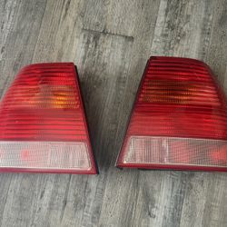 All Red Mk4 Gli Tail Lights oem 