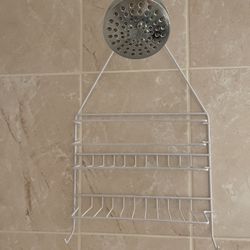 Like New Bathroom Caddy In White Color