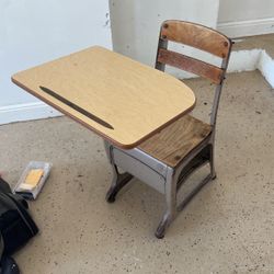 Antique Kids Desk 