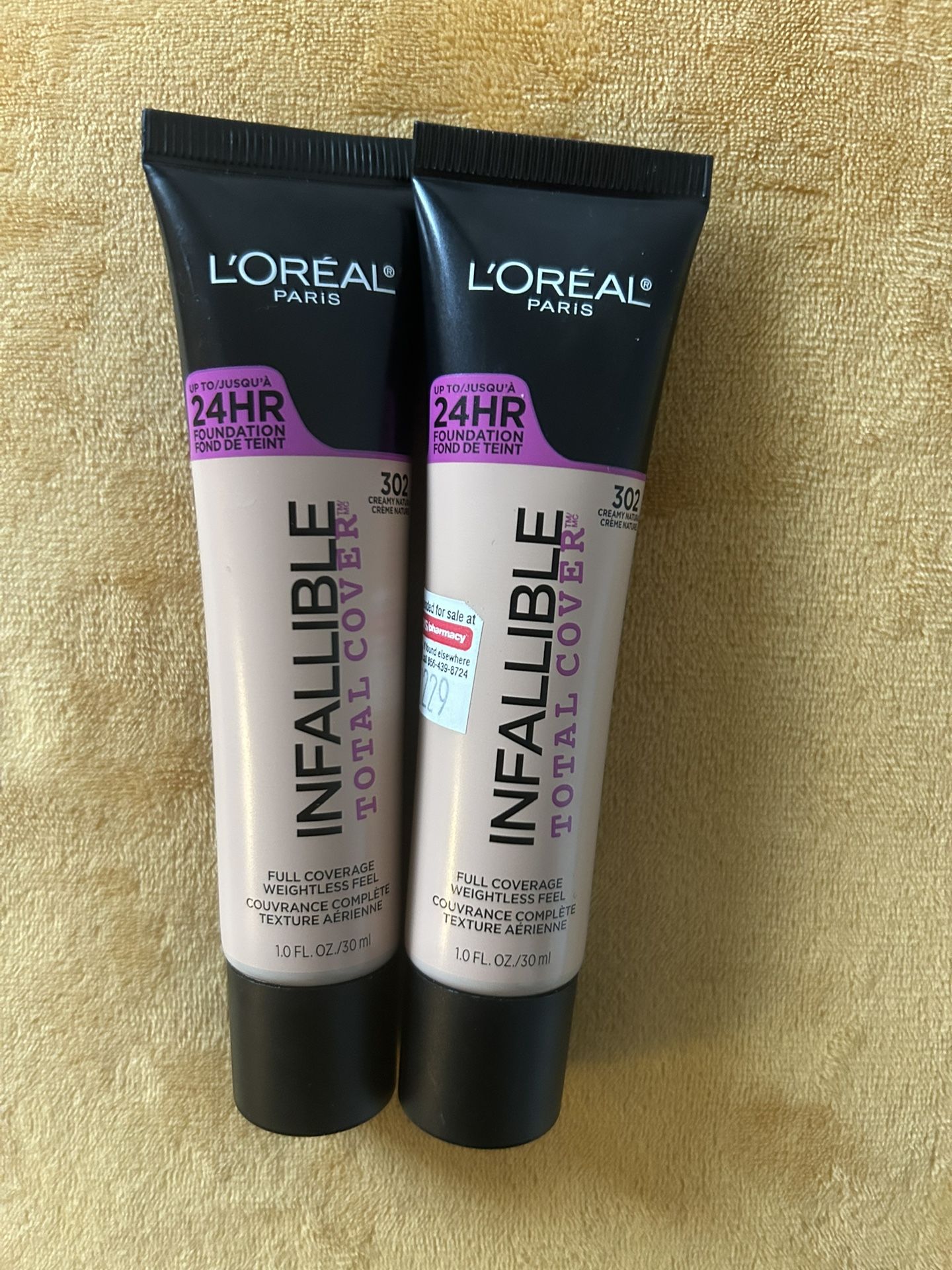 Set Of 2- New L’Oréal Infallible Foundation
