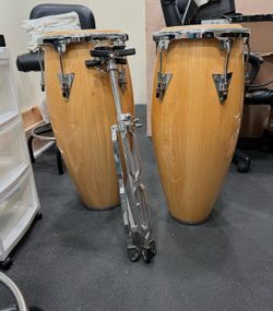 LP Aspire Conga Drum Set with Stand - Great Condition - $300