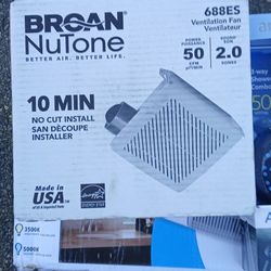 Broan NUTONE 688ES Ventilation Fan New!