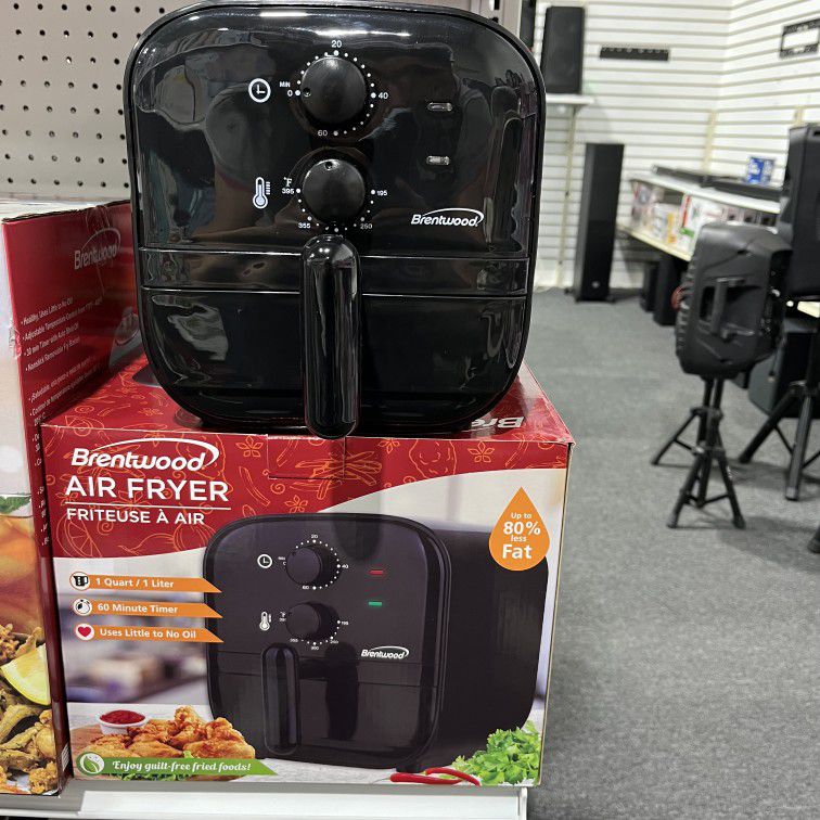 Brentwood 1-quart Small Electric Air Fryer Appliances Kitchen Freidora De Aire Af-100bk