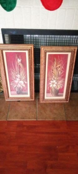 2 Pictures 26X 13 1/2 $20, Very Good Condition Pick Up In Oak Cliff 