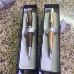 Hand Crafted Ink Pens All Metal work Is self Made 