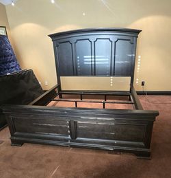 California king Bed frame with foot and head board