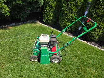 Classen TS-20 turf overseer and dethatcher