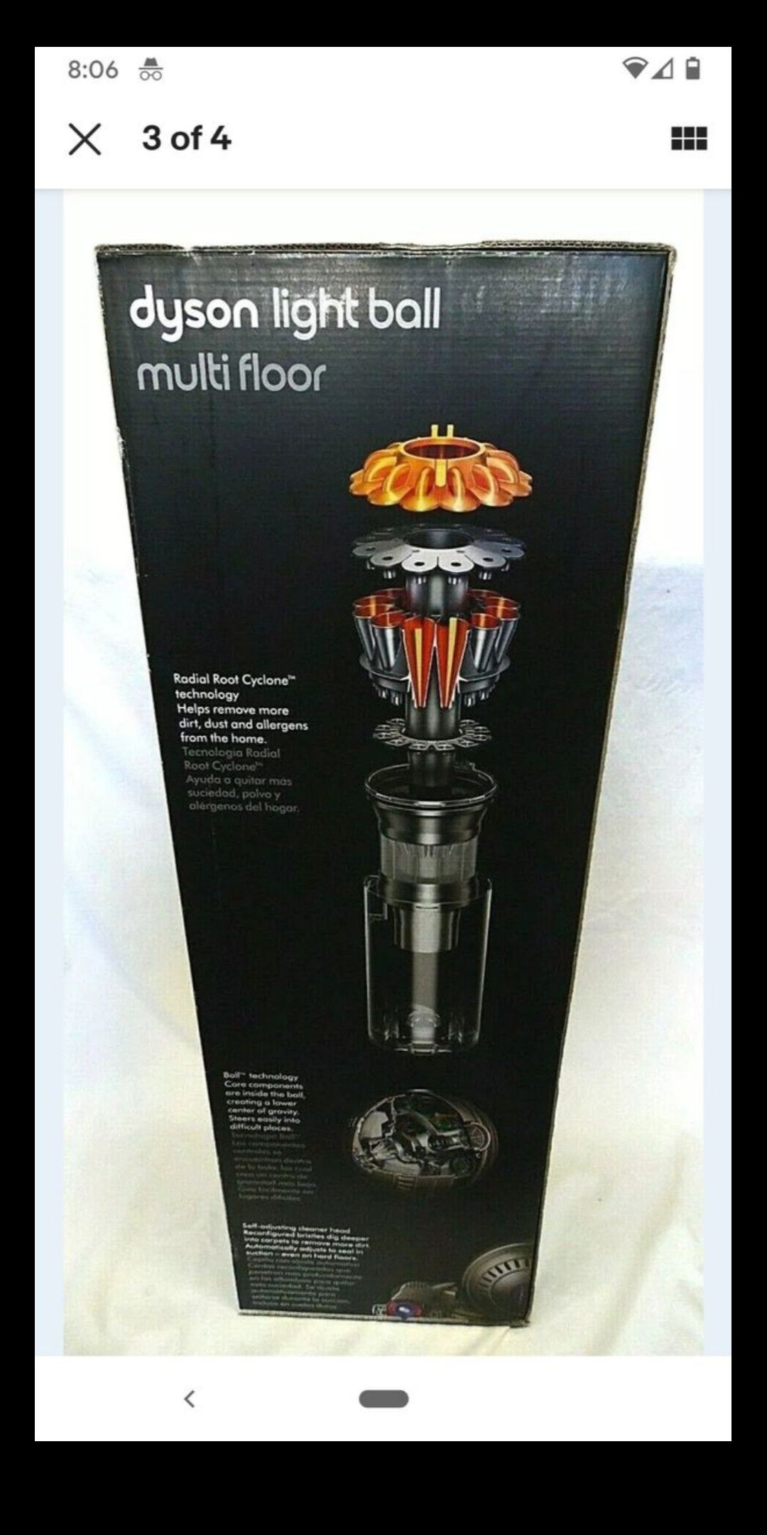 Dyson Light Ball Multifloor Bagless Upright Vacuum Brand NEW SEALED