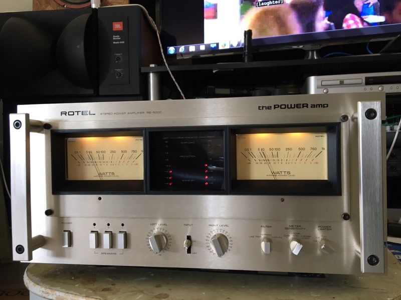 ROTEL RB-5000 500W/Channel 53Kg!