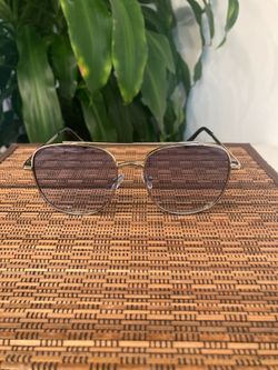 Double Bridge Metal Frame Large Aviator With Color Sunglasses