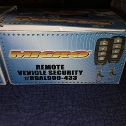 Micro remote vehicle security