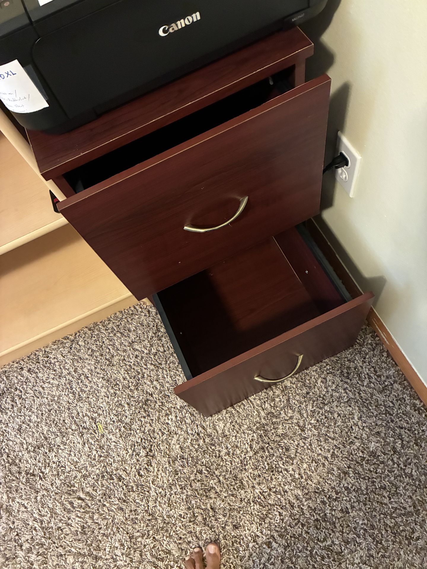 2 Drawer vertical filing cabinet