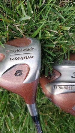 Taylormade Titanium 3 and 5 Woods