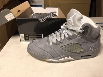 Air Jordan retro 5 wolf gray size 11.5