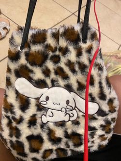 Cinnamoroll cheetah leopard purse