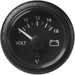 VDO Marine 2-1/16" (52MM) VIEWLINE - Voltmeter