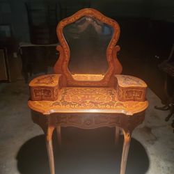 antique french vanity