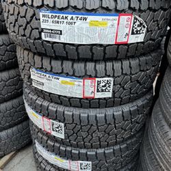 New Falken 225/65R17 Wildpeak All Terrain Tires