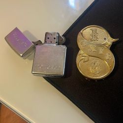 Set Of 2 Vintage Pocket Lighters