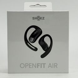 Shokz OpenFit Air True Wireless Bluetooth Earbuds -Black- (T511) SEALED NEW