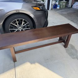 Wooden Bench