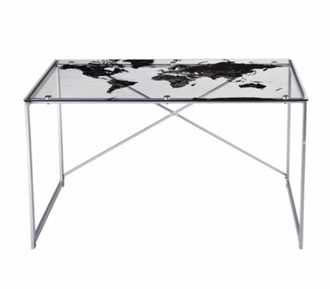 World Tempered Glass Desk