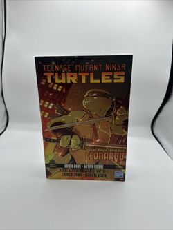 BST AXN Teenage Mutant Ninja Turtles Leonardo Comic Action Figure Loyal Subjects